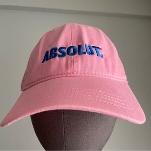 Unisex Pink Absolut embroidered Cap
